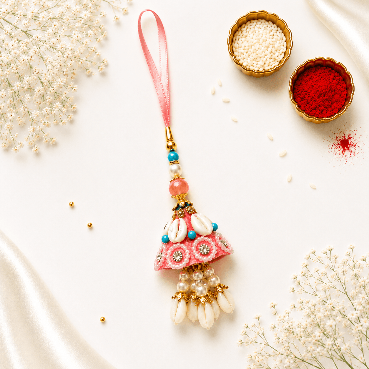Blush Pearl Cowrie Lumba
