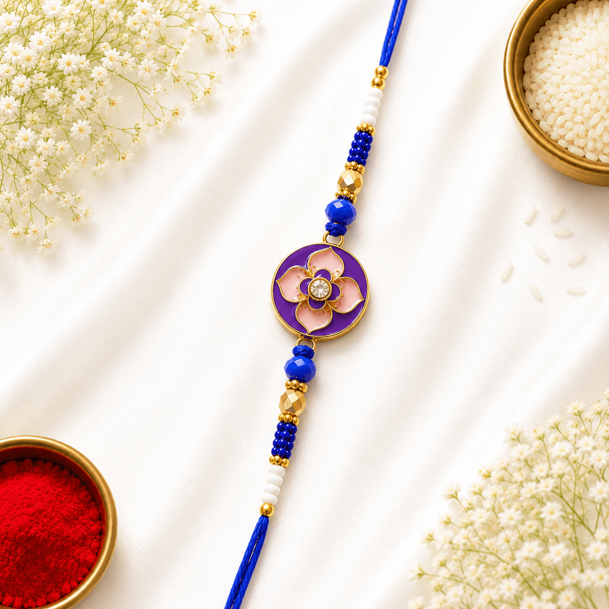 Royal Orchid Designer Rakhi